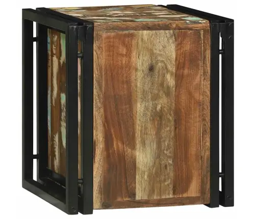 Vīna Plaukts 34.5X35X39 Cm Solid Koks Pārstrādāts Vidaxl