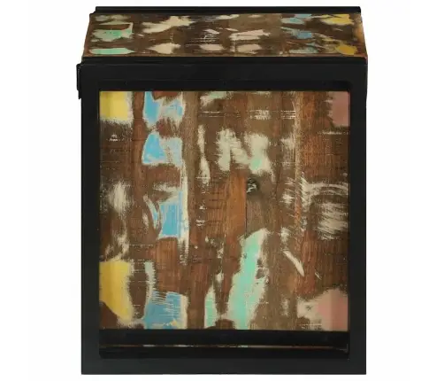 Vīna Plaukts 34.5X35X39 Cm Solid Koks Pārstrādāts Vidaxl