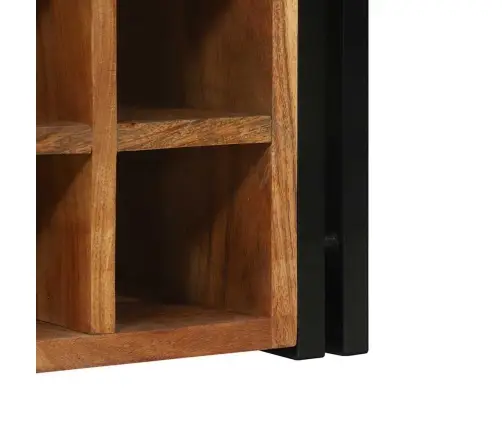 Veepudeli Riiul Pruun Ja Must 35 X 35 X 39 Cm Tugev Akatsiapuu