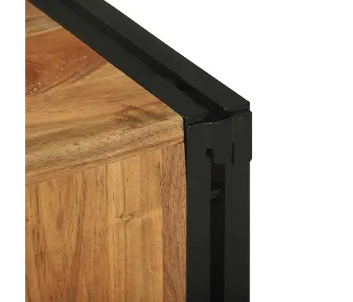 Veepudeli Riiul Pruun Ja Must 35 X 35 X 39 Cm Tugev Akatsiapuu