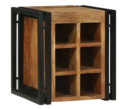 Veepudeli Riiul Pruun Ja Must 35 X 35 X 39 Cm Tugev Akatsiapuu