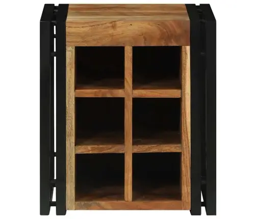 Veepudeli Riiul Pruun Ja Must 35 X 35 X 39 Cm Tugev Akatsiapuu