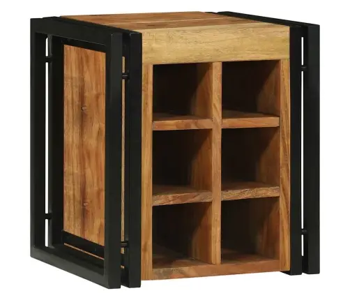 Veepudeli Riiul Pruun Ja Must 35 X 35 X 39 Cm Tugev Akatsiapuu