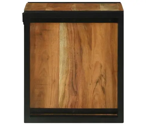 Veepudeli Riiul Pruun Ja Must 35 X 35 X 39 Cm Tugev Akatsiapuu