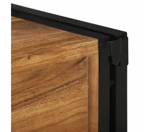 Vīna Plaukts 46X35X27.5 Cm Solid Akācijas Koks Vidaxl