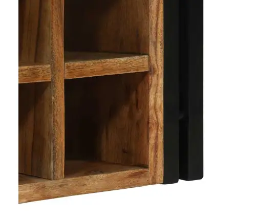 Vīna Plaukts 46X35X27.5 Cm Solid Akācijas Koks Vidaxl