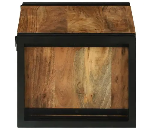 Vīna Plaukts 46X35X27.5 Cm Solid Akācijas Koks Vidaxl