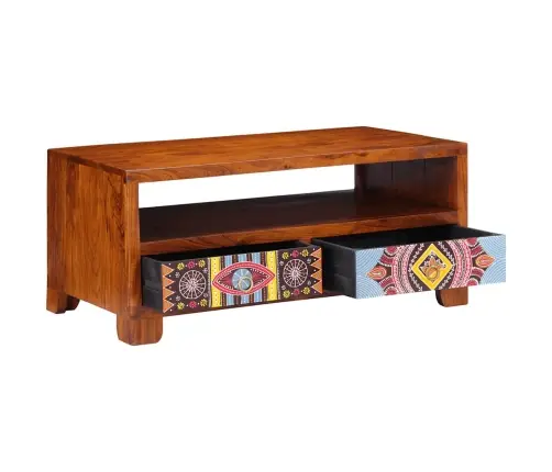 Kafijas Galdiņš, 90X50X40 Cm, Akācijas Masīvkoks Vidaxl