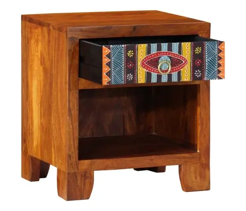 Naktsskapīši, 2 Gab., 40X35X45 Cm, Akācijas Masīvkoks Vidaxl