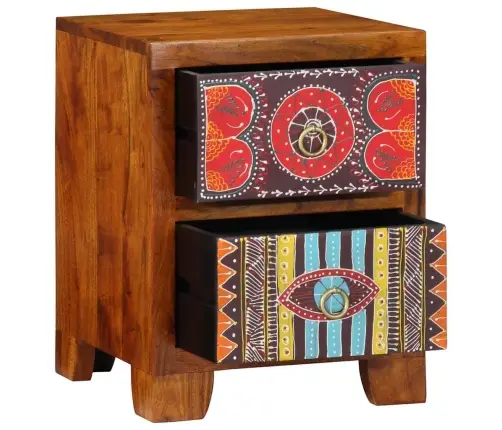 Naktsskapītis 35X35X45 Cm Akācijas Masīvkoka Vidaxl Naktsskapītis 35X35X45 Cm Akācijas Masīvkoka Vidaxl