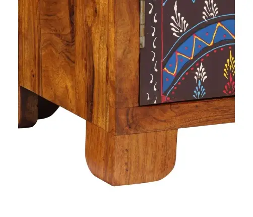 Bufete Daudzkrāsains 50X35X60 Akācijas Masīvkoka Vidaxl