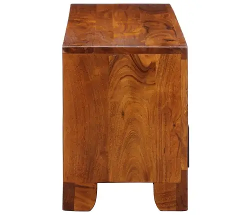 Tv Skapis Daudzkrāsains 110X30X40 Akācijas Masīvkoka Vidaxl