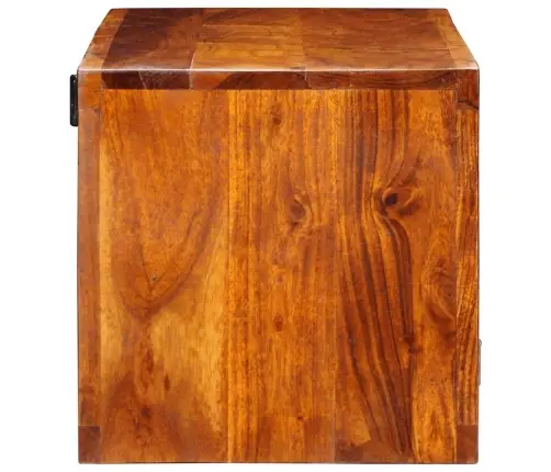 Sieninė Tv Spintelė Daugiaspalvė 90X30X30 Akacijos Masyvo