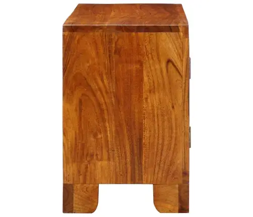 Tv Skapis Daudzkrāsains 90X30X45 Akācijas Masīvkoka Vidaxl