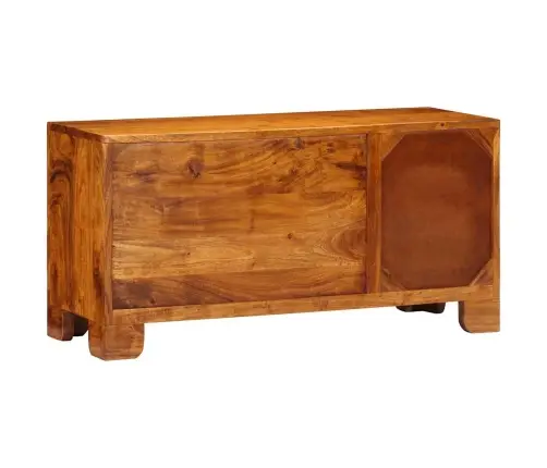 Tv Skapis Daudzkrāsains 90X30X45 Akācijas Masīvkoka Vidaxl