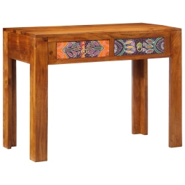 Galds Ar Atvilktni Brūna 100 X 50 X 75 Cm Akācijas Masīvkoks Vidaxl