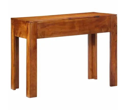 Stalas Ruda 100 X 50 X 75 Cm Akacijos Medienos Masyvas