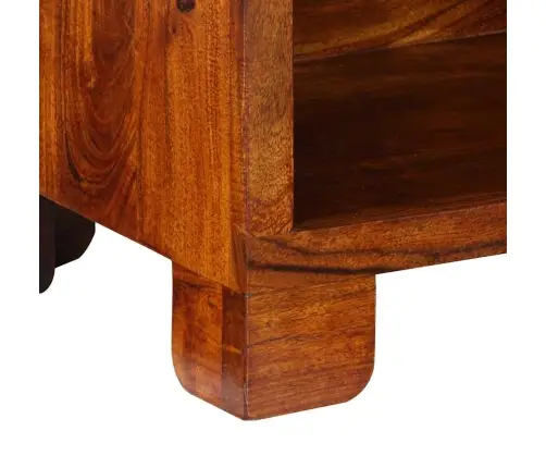 Apavu Skapis 55X35X75 Cm Cietā Akācijas Koka Vidaxl