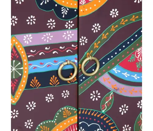 Apavu Skapis 55X35X75 Cm Cietā Akācijas Koka Vidaxl