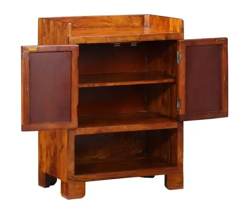 Apavu Skapis 55X35X75 Cm Cietā Akācijas Koka Vidaxl