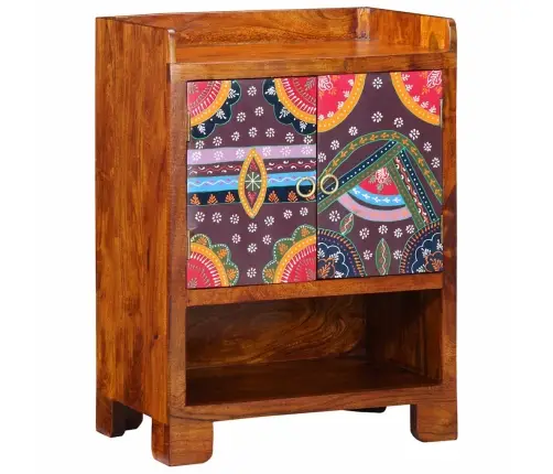 Apavu Skapis 55X35X75 Cm Cietā Akācijas Koka Vidaxl