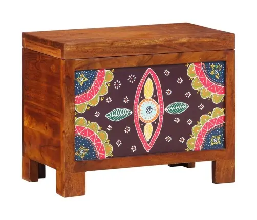 Uzglabāšanas Kaste Medus Brūna 50X30X40 Cm No Cietās Koka Acācijas Vidaxl