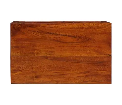 Uzglabāšanas Kaste Medus Brūna 50X30X40 Cm No Cietās Koka Acācijas Vidaxl