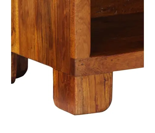 Kurpju Sols 100X35X45 Cm, Cieta Akācija Vidaxl