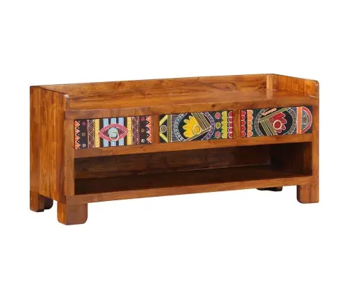 Kurpju Sols 100X35X45 Cm, Cieta Akācija Vidaxl