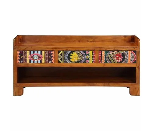 Kurpju Sols 100X35X45 Cm, Cieta Akācija Vidaxl