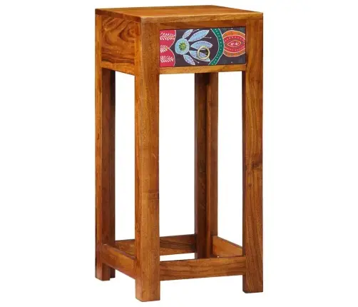 Telefona Statīvs 35X35X75 Cm Cietā Akācijas Koka Vidaxl