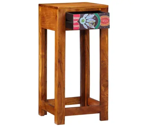 Telefona Statīvs 35X35X75 Cm Cietā Akācijas Koka Vidaxl