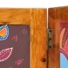 Telpu Dalītājs 3 Paneļi Medus Brūnā Krāsā 35X1.5X160 Cm No Cietās Akācijas Koka Vidaxl