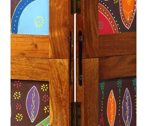Telpu Dalītājs 3 Paneļi Medus Brūnā Krāsā 35X1.5X160 Cm No Cietās Akācijas Koka Vidaxl