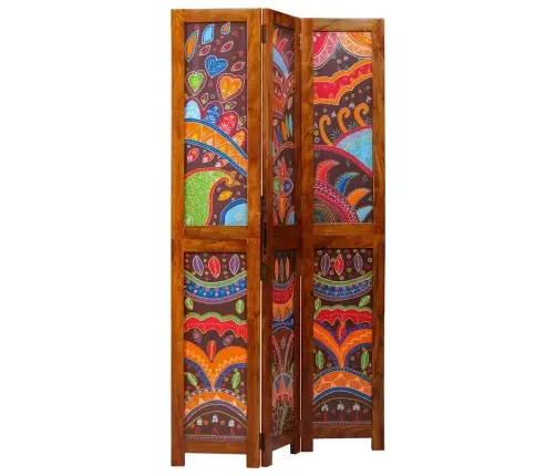 Telpu Dalītājs 3 Paneļi Medus Brūnā Krāsā 35X1.5X160 Cm No Cietās Akācijas Koka Vidaxl