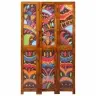 Telpu Dalītājs 3 Paneļi Medus Brūnā Krāsā 35X1.5X160 Cm No Cietās Akācijas Koka Vidaxl