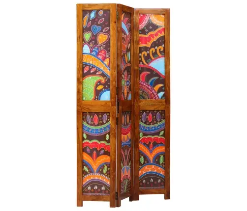 Telpu Dalītājs 3 Paneļi Medus Brūnā Krāsā 35X1.5X160 Cm No Cietās Akācijas Koka Vidaxl