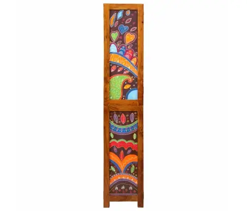 Telpu Dalītājs 3 Paneļi Medus Brūnā Krāsā 35X1.5X160 Cm No Cietās Akācijas Koka Vidaxl