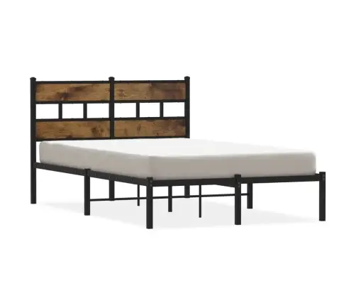 Lovos Rėmas Be Čiužinio, Dūminio Ąžuolo, 120X200cm Metalas
