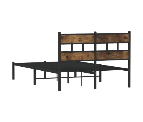 Lovos Rėmas Be Čiužinio, Dūminio Ąžuolo, 120X200cm Metalas