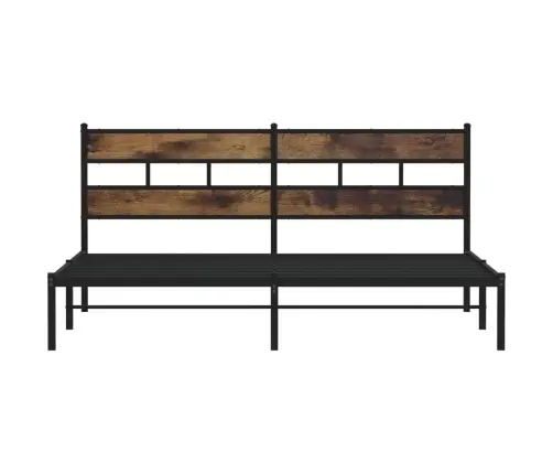 Lovos Rėmas Be Čiužinio, Dūminio Ąžuolo, 200X200cm Metalas