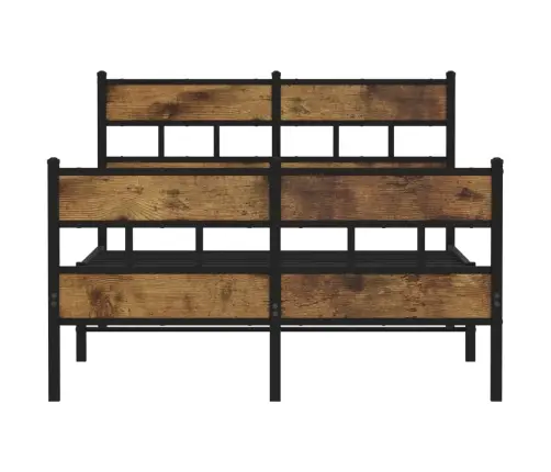 Lovos Rėmas Be Čiužinio, Dūminio Ąžuolo, 120X190cm Metalas