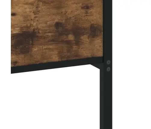 Metallist Voodiraam Ilma Madratsita Suitsutatud Tamm 140X200 Cm