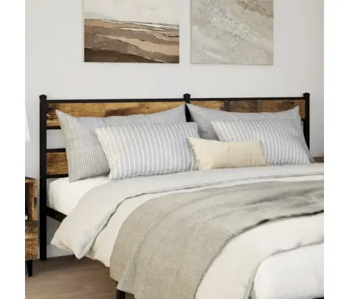 Galvgalis, Ozolkoka Krāsa, 180 Cm, Dzelzs Un Inženierijas Koks Vidaxl