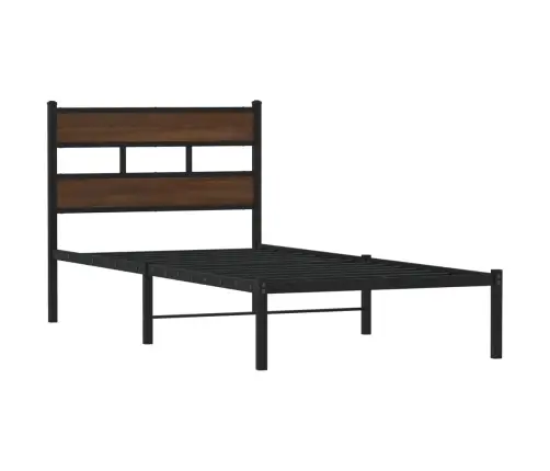 Peatsiga Voodiraam, Ilma Madratsita, Pruun Tamm, 90X200 Cm