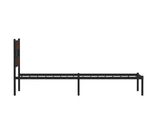 Peatsiga Voodiraam, Ilma Madratsita, Pruun Tamm, 90X200 Cm