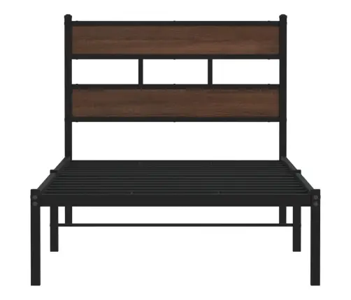 Lovos Rėmas Su Galvūgaliu/Be Čiužinio, Ruda, 100X190Cm