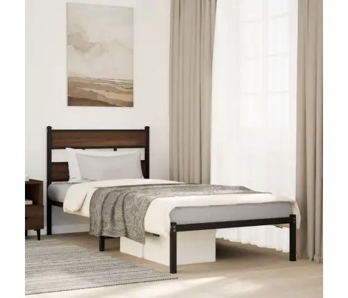 Lovos Rėmas Su Galvūgaliu/Be Čiužinio, Ruda, 107X203Cm