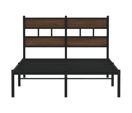 Lovos Rėmas Su Galvūgaliu/Be Čiužinio, Ruda, 120X190Cm