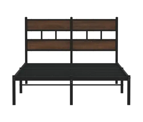 Gulta Bez Matrača, Ar Galvgali, Brūna Ozola, 120X200 Cm Vidaxl